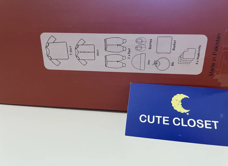 Newborn Gift Set 12Pcs Box Unisex 0-6 M