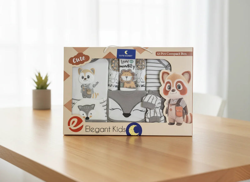 Complete 12-Piece Newborn Gift Set (0–6 Months)