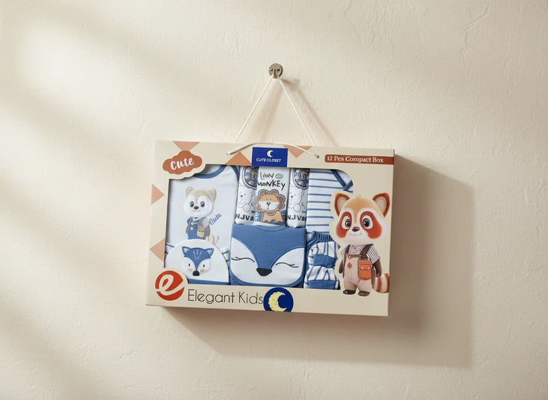 Newborn Gift Set 12Pcs Box Unisex 0-6 M