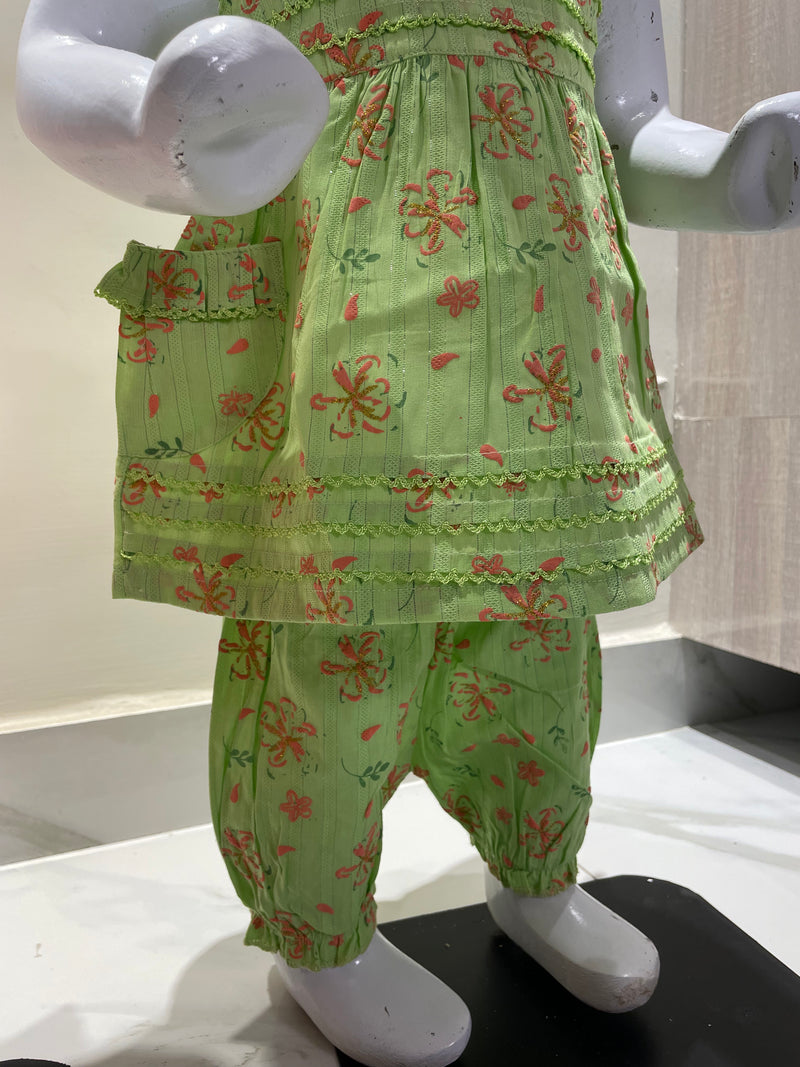 100% Pure Cotton Baby Girl Frock – Breathable Summer Dress