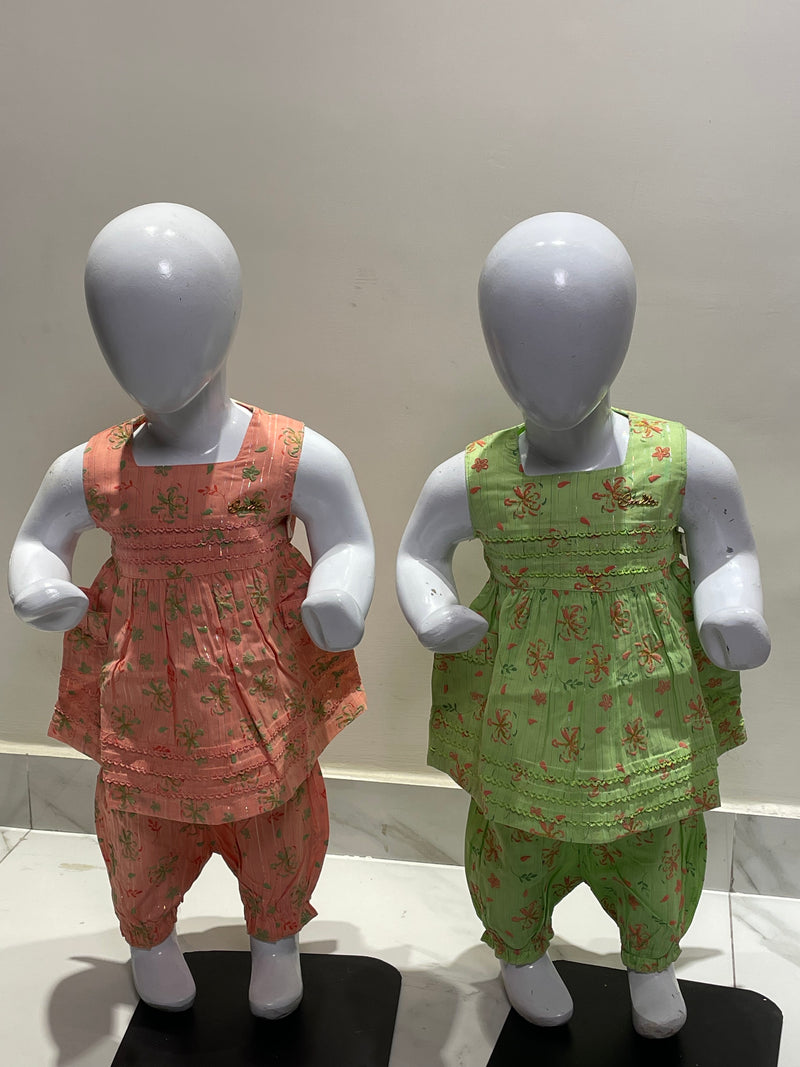 100% Pure Cotton Baby Girl Frock – Breathable Summer Dress