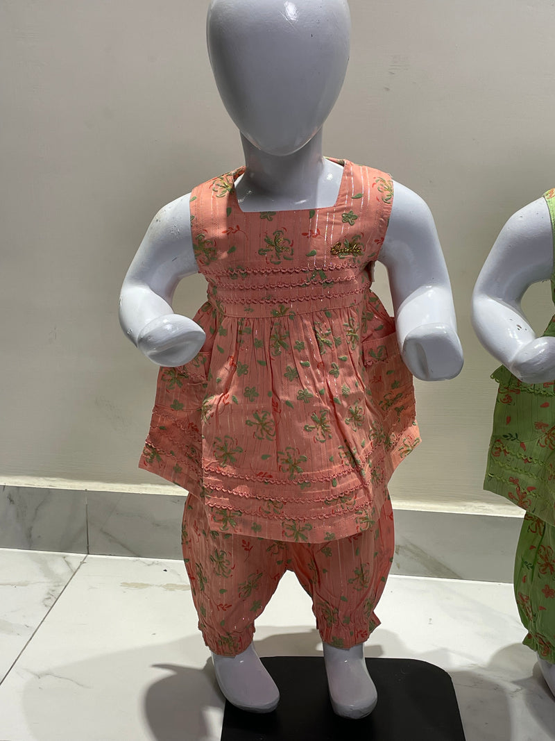 100% Pure Cotton Baby Girl Frock – Breathable Summer Dress