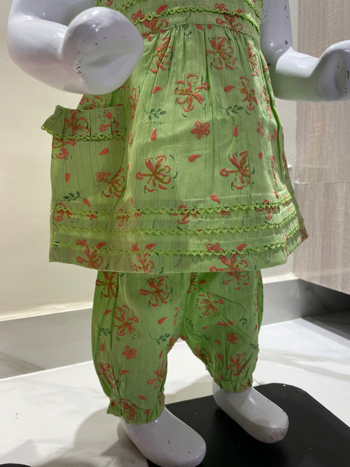 100% Pure Cotton Baby Girl Frock – Breathable Summer Dress