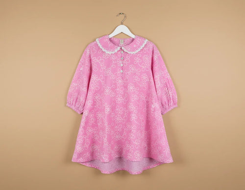 Fashionable Baby Girls Frock & Trouser Combo