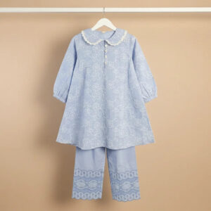 Fashionable Baby Girls Frock & Trouser Combo