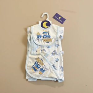 Newborn 9-Piece Cotton Outfit Set (Pack of 9)