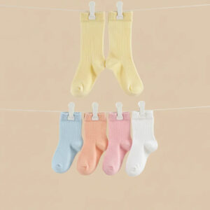 Newborn Baby Socks Set (5 Pack) – Lightweight Summer Wear