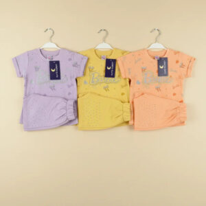 Barbie Printed Girls T-Shirt & Shorts Set