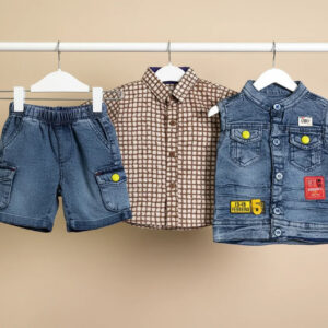 Baby Boy 3-Piece Denim Set