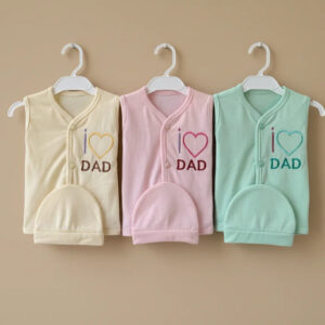 Infant Baby 3-Piece Clothing Set – I Love Dad