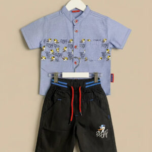 Kids Casual T-Shirt & Shorts Set - 3 Colours Available